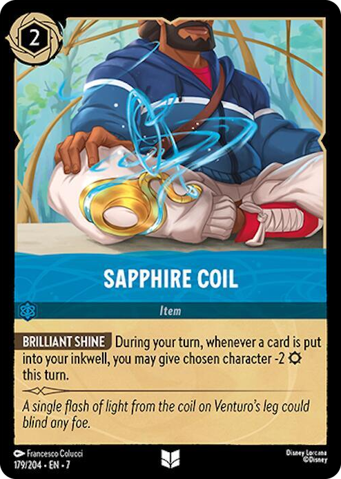 0179 Sapphire Coil Uncommon Archazia's Island