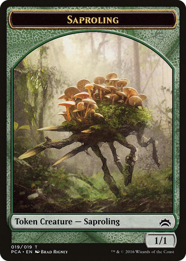 0019 Saproling // Goblin Double-Sided Token T Planechase Anthology