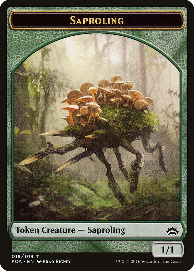 Saproling // Goblin Double-Sided Token #19 T - Planechase Anthology Pokemon card