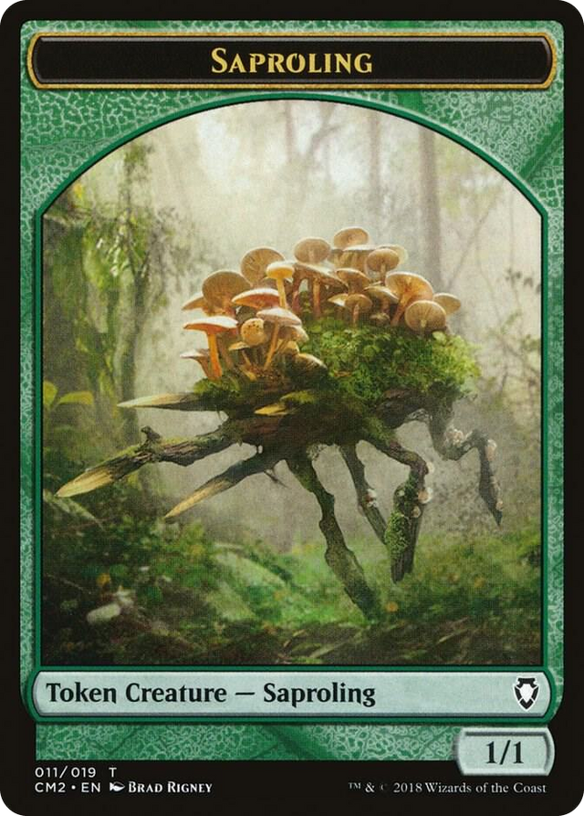 0011 Saproling Token T Commander Anthology Volume II