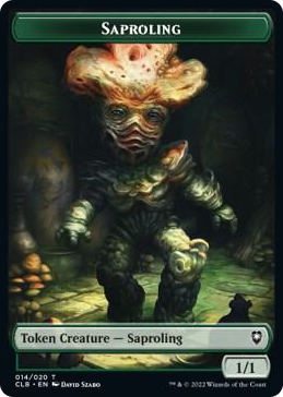 0014 Saproling Token T Commander Legends: Battle for Baldur's Gate