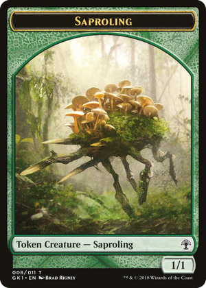 0008 Saproling // Wurm Double-Sided Token T Guilds of Ravnica: Guild Kits