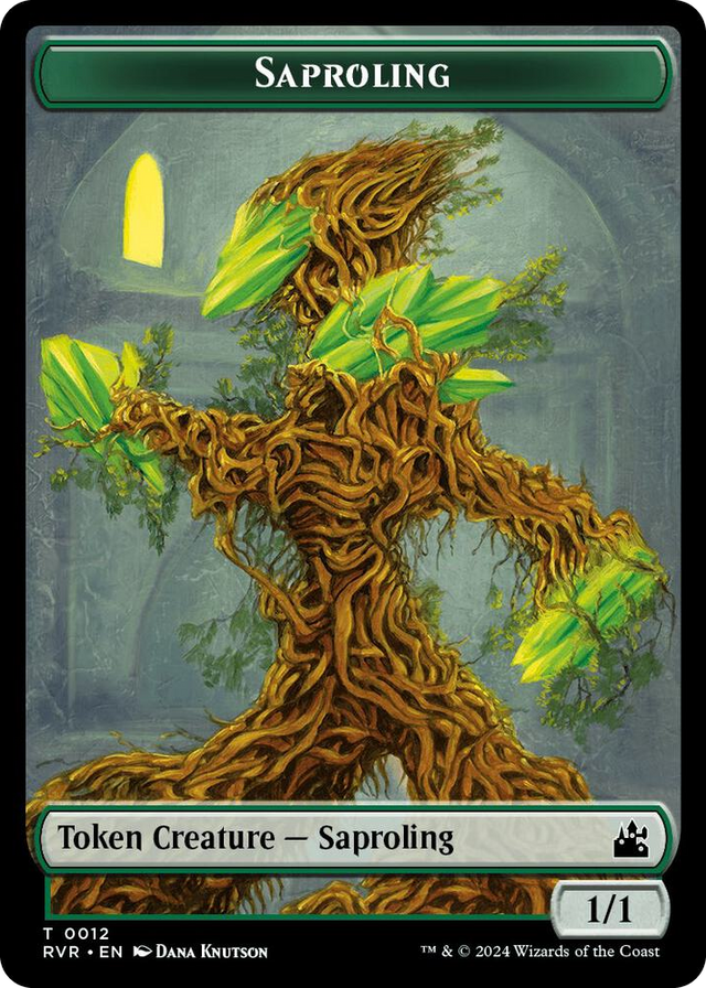 0012 Saproling // Wurm Double-Sided Token T Ravnica Remastered
