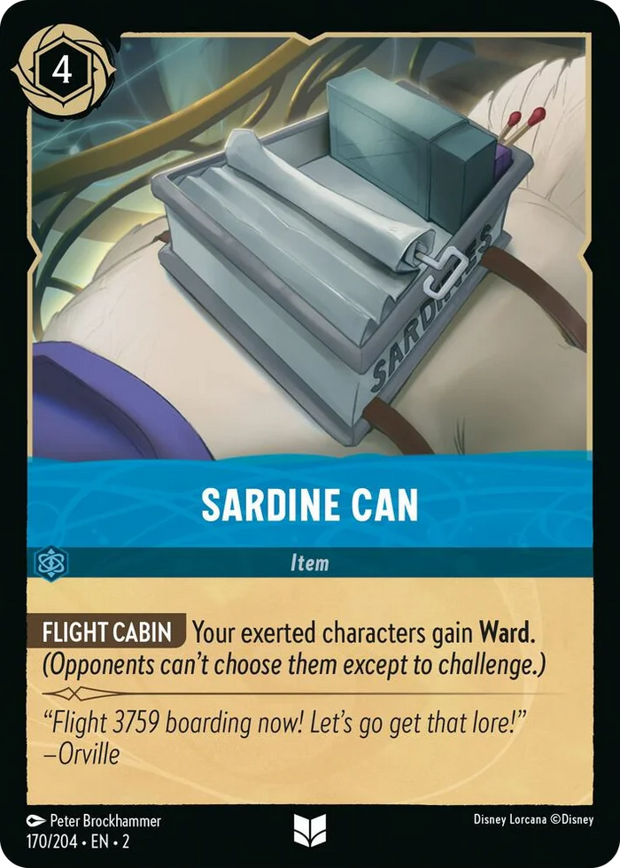 Sardine Can #170 Uncommon - Rise of the Floodborn Pokemon card