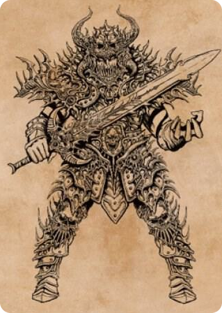 0050 Sarevok, Deathbringer Art Card S Art Series: Commander Legends: Battle for Baldur's Gate