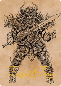 0050 Sarevok, Deathbringer Art Card (Gold-Stamped Signature) S Art Series: Commander Legends: Battle for Baldur's Gate