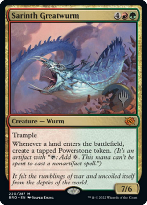 0220 Sarinth Greatwurm M Promo Pack: The Brothers' War