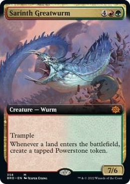 0358 Sarinth Greatwurm (Extended Art) M The Brothers' War