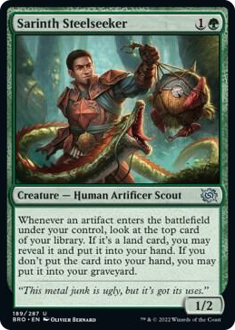 0189 Sarinth Steelseeker U The Brothers' War