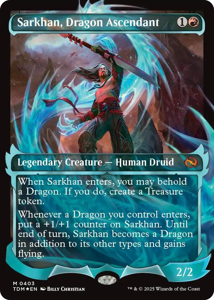 0403 Sarkhan, Dragon Ascendant (0403) (Showcase) M Dragonstorm