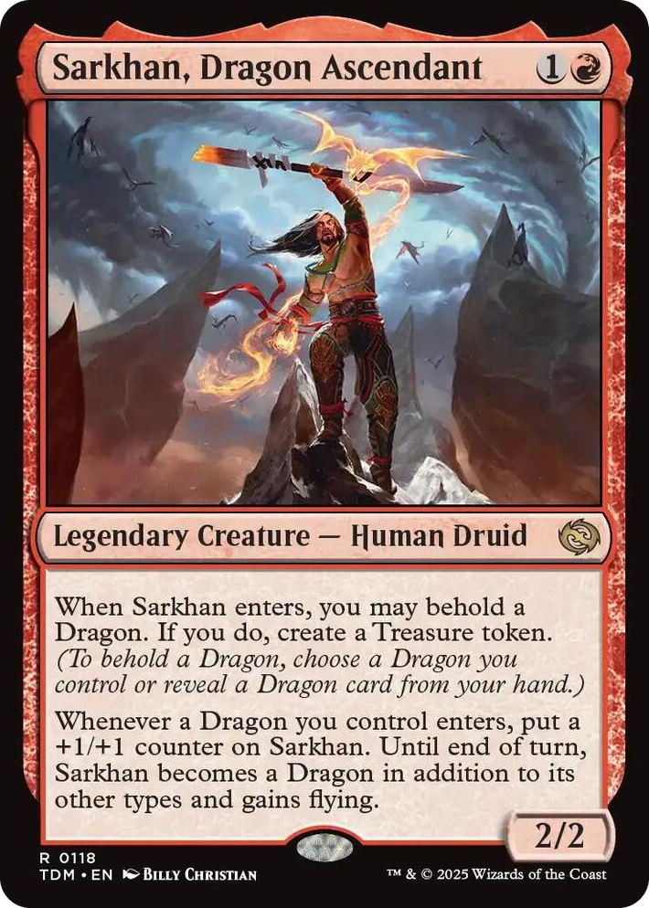 0118 Sarkhan, Dragon Ascendant R Dragonstorm