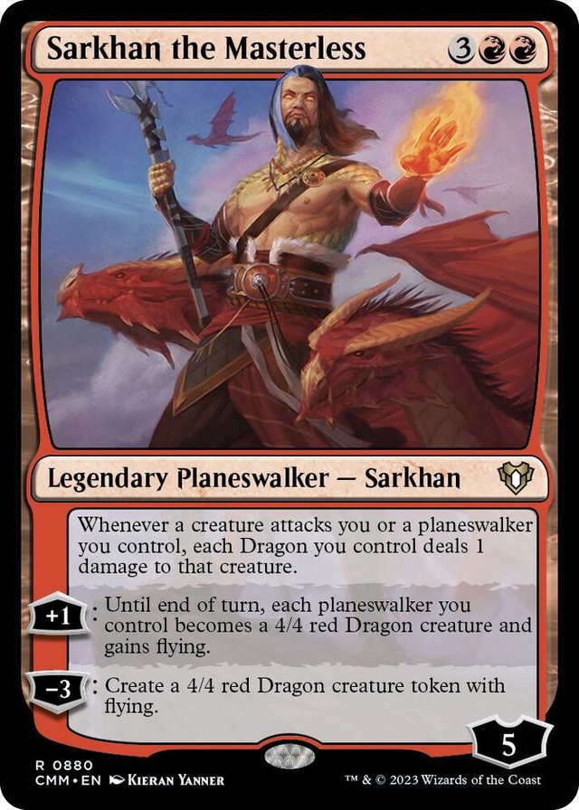 0880 Sarkhan the Masterless R Commander Masters