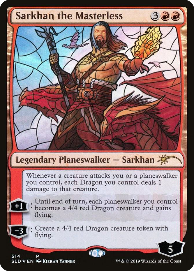 Sarkhan the Masterless (Stained Glass) #514 P - Secret Lair Drop Series Pokemon card