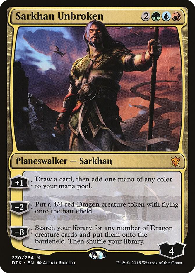 0230 Sarkhan Unbroken M Dragons of Tarkir