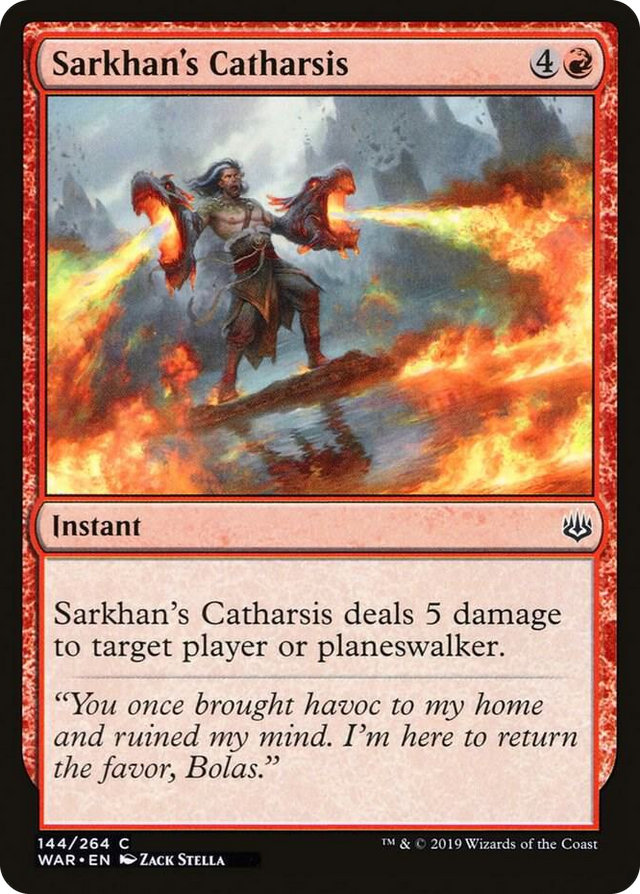 0144 Sarkhan's Catharsis C War of the Spark