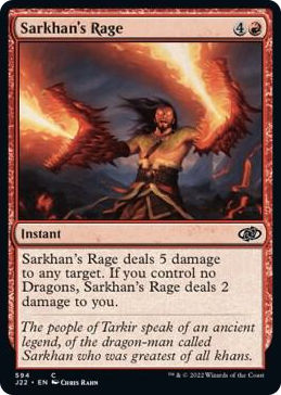 0594 Sarkhan's Rage C Jumpstart 2022
