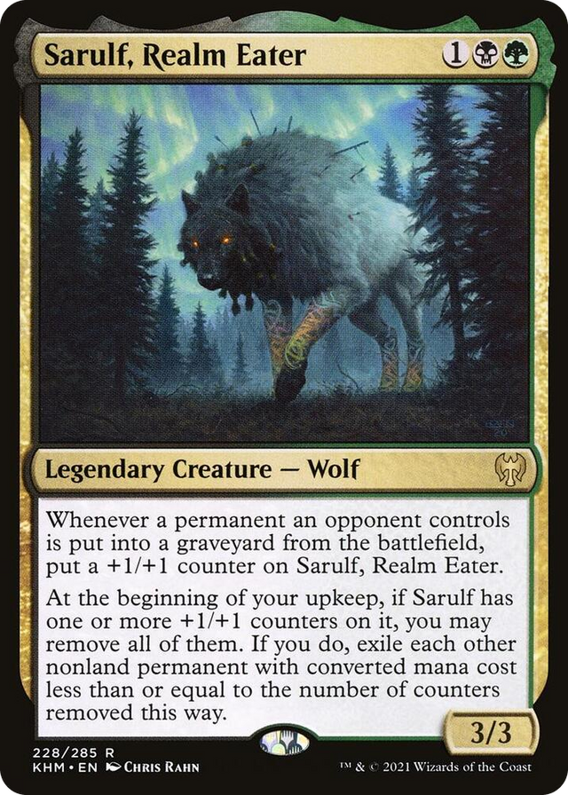 0228 Sarulf, Realm Eater R Kaldheim