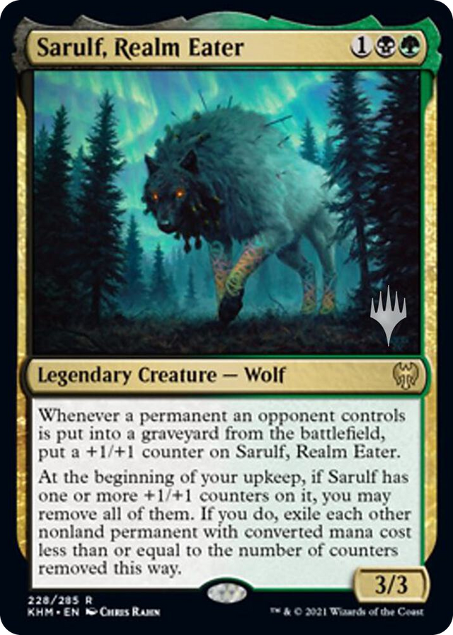 0228 Sarulf, Realm Eater R Promo Pack: Kaldheim