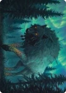 0065 Sarulf, Realm Eater Art Card S Art Series: Kaldheim