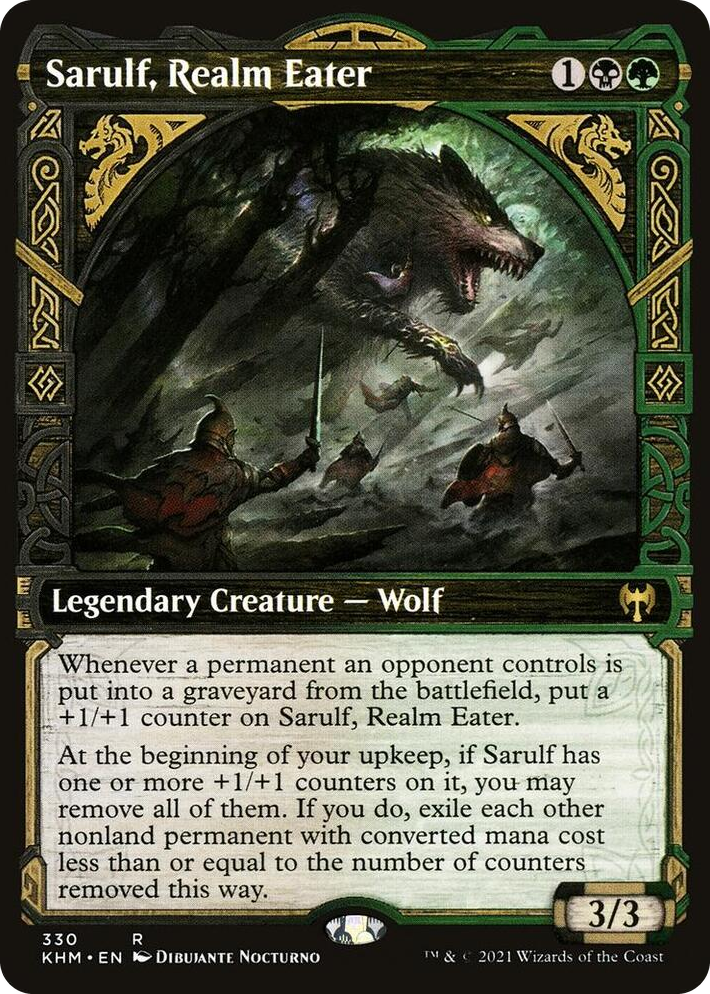 0330 Sarulf, Realm Eater (Showcase) R Kaldheim
