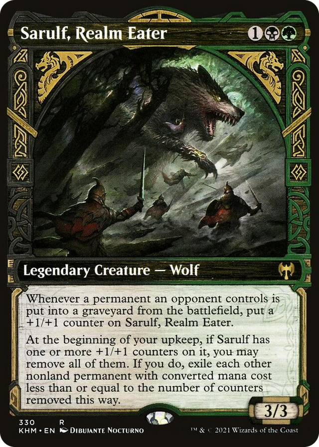 0330 Sarulf, Realm Eater (Showcase) R Kaldheim