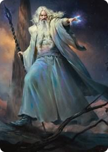 0020 Saruman of Many Colors Art Card S Art Series: Universes Beyond: The Lord of the Rings: Tales of Middle-earth