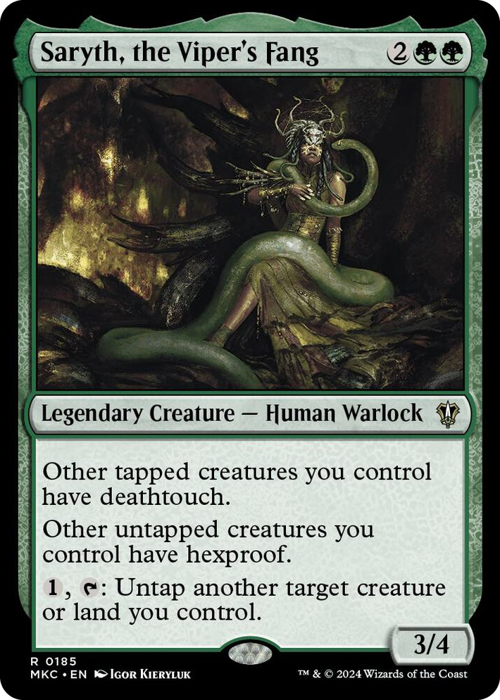 0185 Saryth, the Viper's Fang R Commander: Murders at Karlov Manor