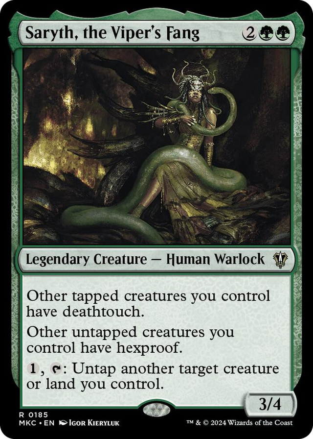 0185 Saryth, the Viper's Fang R Commander: Murders at Karlov Manor