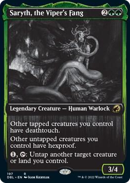 0197 Saryth, the Viper's Fang R Innistrad: Double Feature