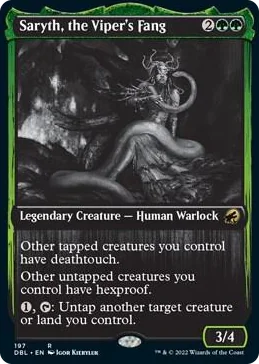 0197 Saryth, the Viper's Fang R Innistrad: Double Feature