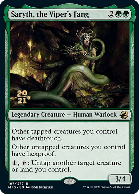 Saryth, the Viper's Fang #197 R - Prerelease Cards Pokemon card