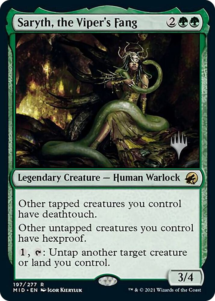 0197 Saryth, the Viper's Fang R Promo Pack: Innistrad: Midnight Hunt