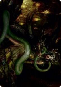 0053 Saryth, the Viper's Fang Art Card S Art Series: Innistrad: Midnight Hunt