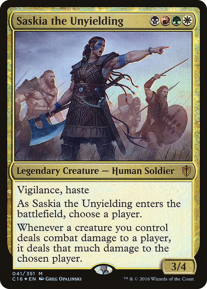 Saskia the Unyielding #41 M - Commander 2016 Pokemon card