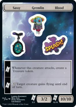 0034 Sassy Gremlin Blood T Unfinity