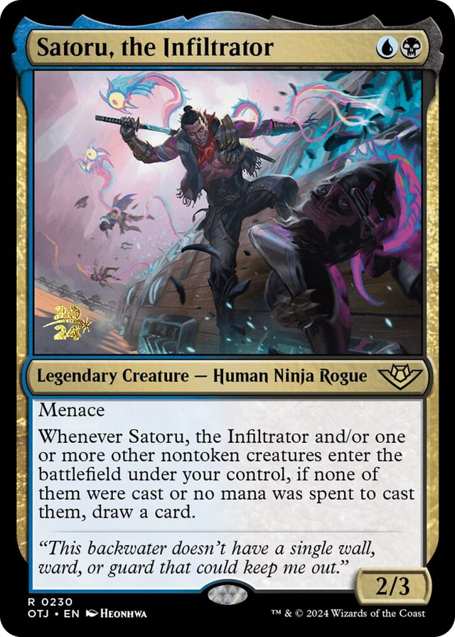 0230 Satoru, the Infiltrator R Prerelease Cards