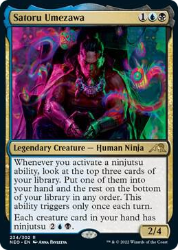 0234 Satoru Umezawa R Kamigawa: Neon Dynasty