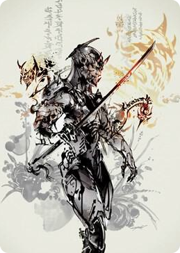 0073 Satoru Umezawa Art Card (73/81) S Art Series: Kamigawa: Neon Dynasty