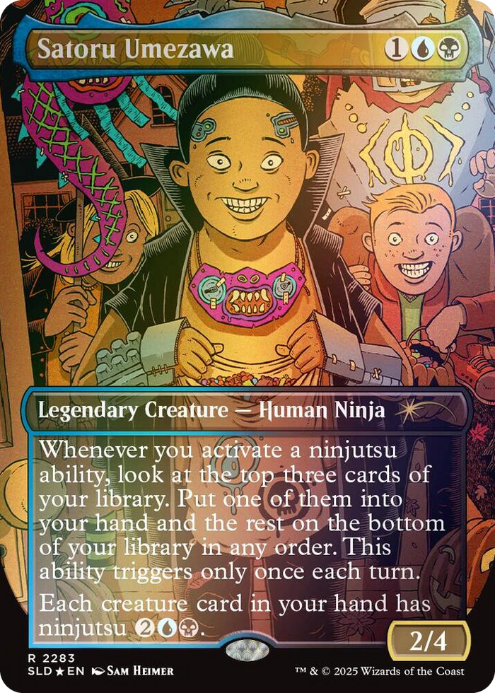 Satoru Umezawa (Rainbow Foil) #2283 R - Secret Lair Drop Series Pokemon card
