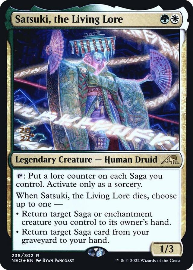 0235 Satsuki, the Living Lore R Prerelease Cards