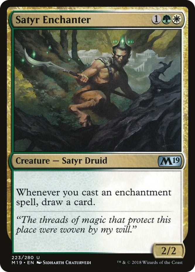 0223 Satyr Enchanter U Core Set 2019