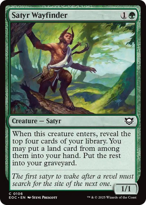 0106 Satyr Wayfinder C Commander: Edge of Eternities