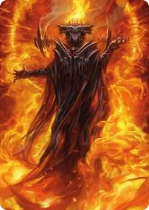 0021 Sauron, the Dark Lord Art Card S Art Series: Universes Beyond: The Lord of the Rings: Tales of Middle-earth