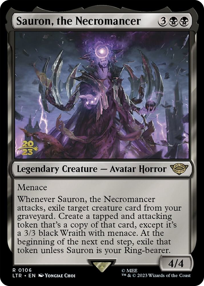 0106 Sauron, the Necromancer R Prerelease Cards
