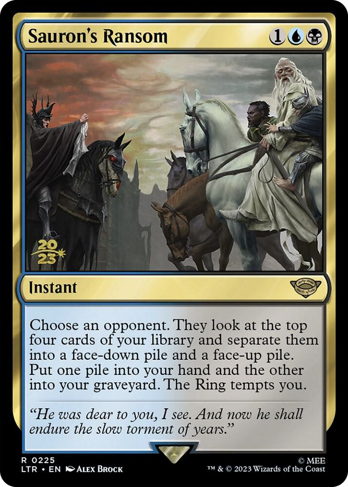 0225 Sauron's Ransom R Prerelease Cards