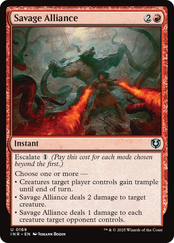 0169 Savage Alliance U Innistrad Remastered