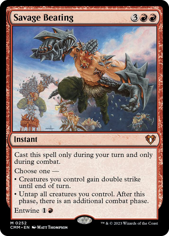 0252 Savage Beating M Commander Masters