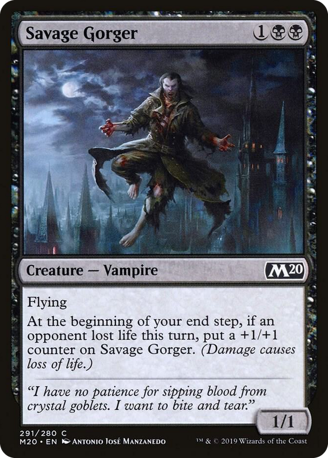 0291 Savage Gorger C Core Set 2020