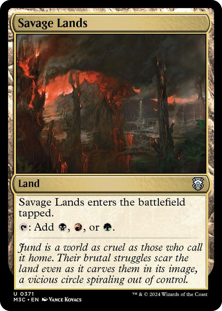 0371 Savage Lands U Commander: Modern Horizons 3