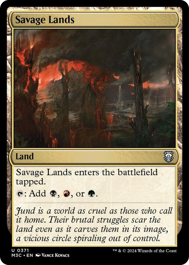 0371 Savage Lands U Commander: Modern Horizons 3